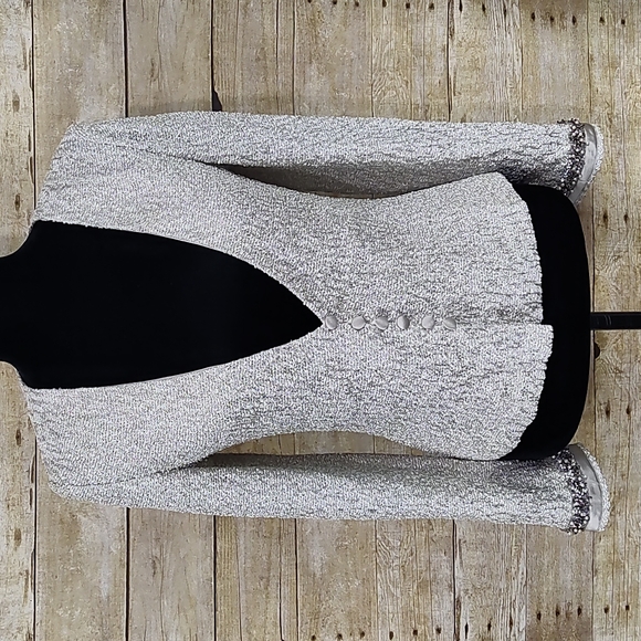 St. John Jackets & Blazers - St. John Evening Shimmer Metallic Beaded Jacket